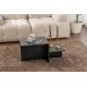 Coffee Table Harmony - Wood Black Wood Black Hanah Home Coffee Table Harmony - Wood Black Wood Black