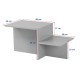 Coffee Table Harmony - Wood Black Wood Black Hanah Home Coffee Table Harmony - Wood Black Wood Black