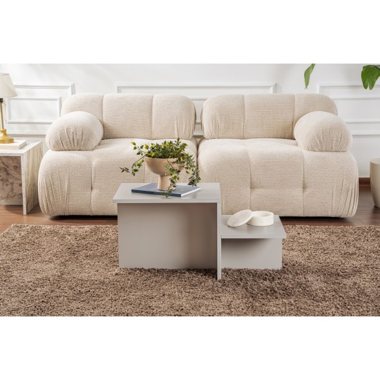 Coffee Table Harmony - Grey Grey Hanah Home Coffee Table Harmony - Grey Grey