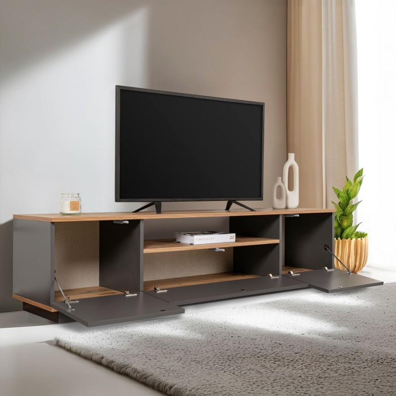 TV Stand Veramont - Anthracite, Atlantic Pine Anthracite
Atlantic Pine