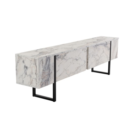 TV Stand Serenity - Fressia Marble, Black Freesia Marble
Black Hanah Home TV Stand Serenity - Fressia Marble, Black Freesia Marble
Black