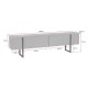 TV Stand Serenity - Fressia Marble, Black Freesia Marble
Black Hanah Home TV Stand Serenity - Fressia Marble, Black Freesia Marble
Black