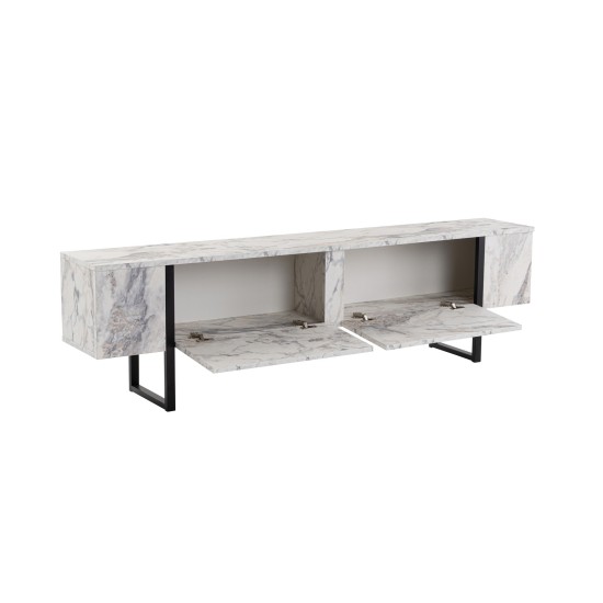 TV Stand Serenity - Fressia Marble, Black Freesia Marble
Black Hanah Home TV Stand Serenity - Fressia Marble, Black Freesia Marble
Black