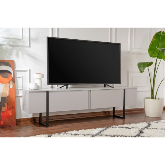 TV Stand Serenity - Grey, Black Grey
Black Hanah Home TV Stand Serenity - Grey, Black Grey
Black
