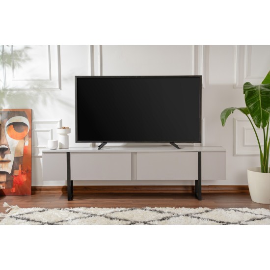 TV Stand Serenity - Grey, Black Grey
Black Hanah Home TV Stand Serenity - Grey, Black Grey
Black