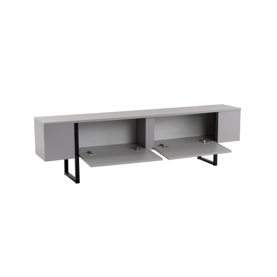TV Stand Serenity - Grey, Black Grey
Black Hanah Home TV Stand Serenity - Grey, Black Grey
Black
