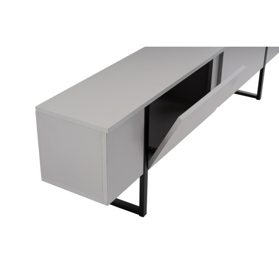 TV Stand Serenity - Grey, Black Grey
Black Hanah Home TV Stand Serenity - Grey, Black Grey
Black