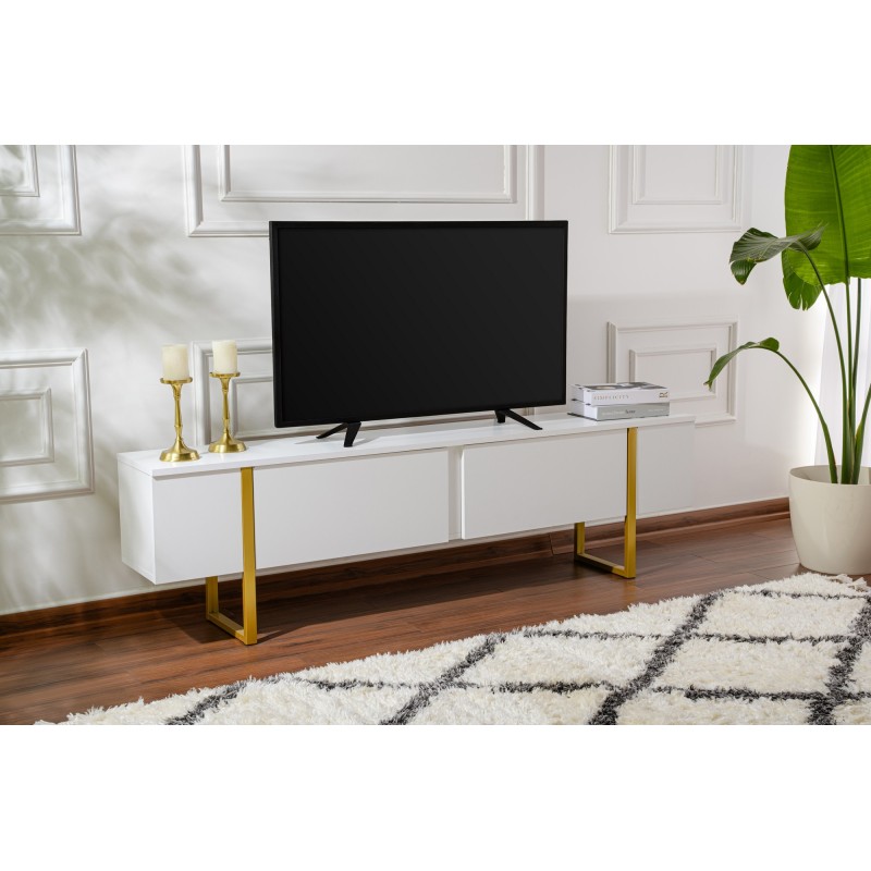 Hanah Home TV Stand Serenity - White, Gold White
Gold