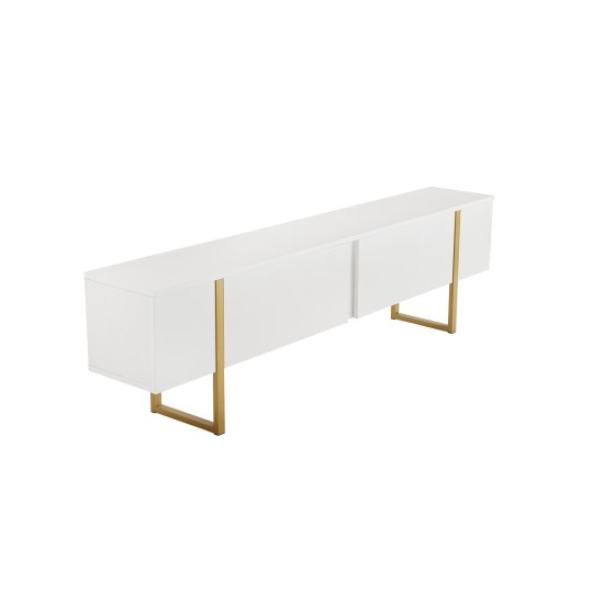 TV Stand Serenity - White, Gold White
Gold Hanah Home TV Stand Serenity - White, Gold White
Gold