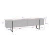 Hanah Home TV Stand Serenity - White, Gold White
Gold