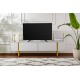 TV Stand Serenity - White, Gold White
Gold Hanah Home TV Stand Serenity - White, Gold White
Gold