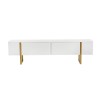 Hanah Home TV Stand Serenity - White, Gold White
Gold