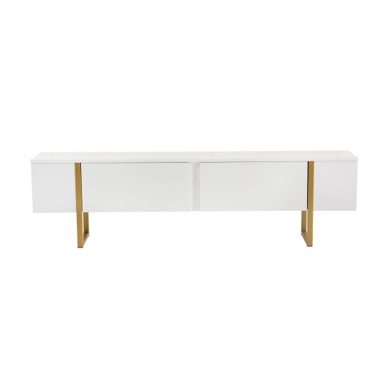 TV Stand Serenity - White, Gold White
Gold Hanah Home TV Stand Serenity - White, Gold White
Gold