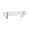 Hanah Home TV Stand Serenity - White, Gold White
Gold