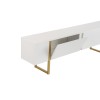 Hanah Home TV Stand Serenity - White, Gold White
Gold