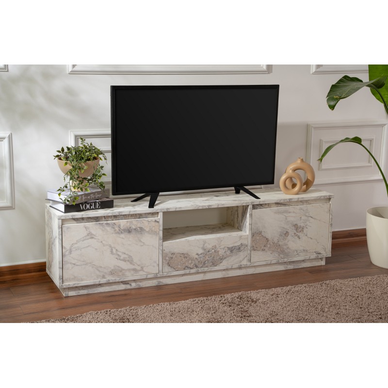 Hanah Home TV Stand Vanguard - Fressia Marble Freesia Marble
