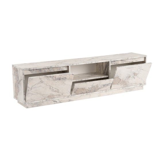 TV Stand Vanguard - Fressia Marble Freesia Marble Hanah Home TV Stand Vanguard - Fressia Marble Freesia Marble