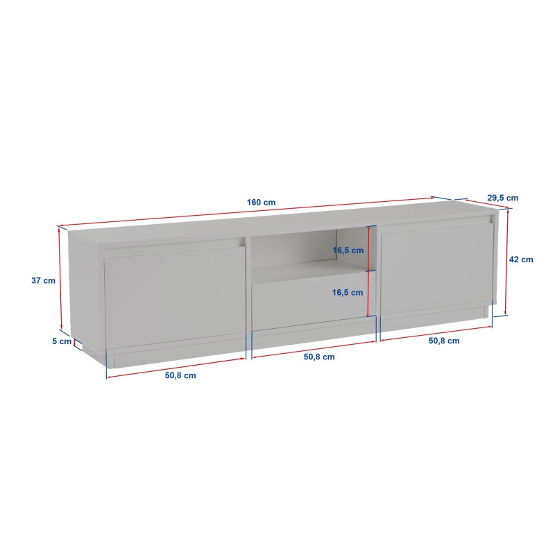 Hanah Home TV Stand Vanguard - Atlantic Pine Atlantic Pine