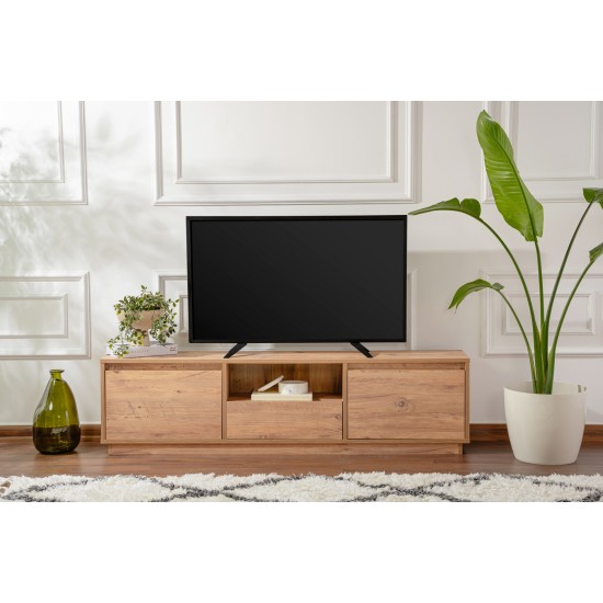 TV Stand Vanguard - Atlantic Pine Atlantic Pine Hanah Home TV Stand Vanguard - Atlantic Pine Atlantic Pine