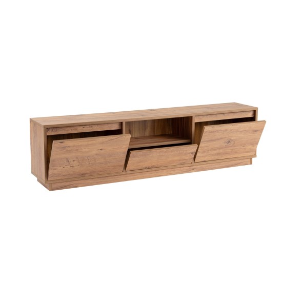 TV Stand Vanguard - Atlantic Pine Atlantic Pine Hanah Home TV Stand Vanguard - Atlantic Pine Atlantic Pine