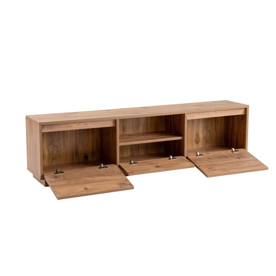 TV Stand Vanguard - Atlantic Pine Atlantic Pine Hanah Home TV Stand Vanguard - Atlantic Pine Atlantic Pine