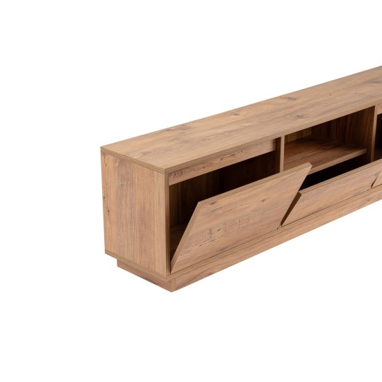 TV Stand Vanguard - Atlantic Pine Atlantic Pine Hanah Home TV Stand Vanguard - Atlantic Pine Atlantic Pine