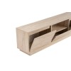 Hanah Home TV Stand Vanguard - Travertine Travertine