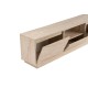 Hanah Home TV Stand Vanguard - Travertine Travertine