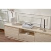Hanah Home TV Stand Vanguard - Travertine Travertine