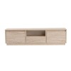 Hanah Home TV Stand Vanguard - Travertine Travertine