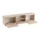 Hanah Home TV Stand Vanguard - Travertine Travertine