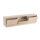 Hanah Home TV Stand Vanguard - Travertine Travertine