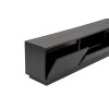 Hanah Home TV Stand Vanguard - Wood Black Wood Black