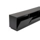 TV Stand Vanguard - Wood Black Wood Black Hanah Home TV Stand Vanguard - Wood Black Wood Black