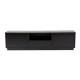 TV Stand Vanguard - Wood Black Wood Black Hanah Home TV Stand Vanguard - Wood Black Wood Black