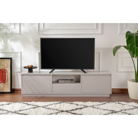TV Stand Vanguard - Grey Grey Hanah Home TV Stand Vanguard - Grey Grey