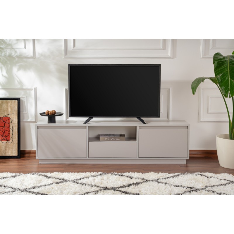 Hanah Home TV Stand Vanguard - Grey Grey