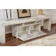 Hanah Home TV Stand Enclave - Fressia Marble Freesia Marble