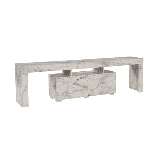 Hanah Home TV Stand Enclave - Fressia Marble Freesia Marble