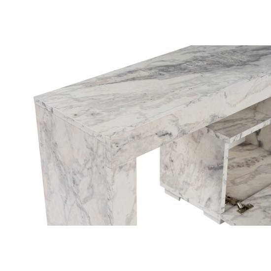 Hanah Home TV Stand Enclave - Fressia Marble Freesia Marble
