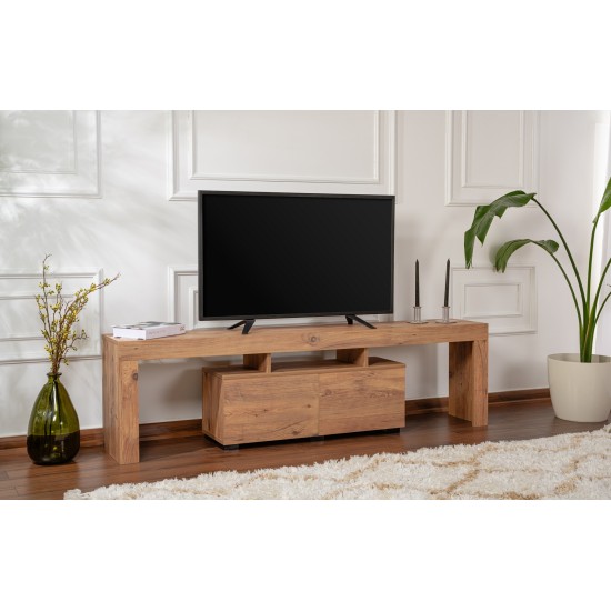 TV Stand Enclave - Atlantic Pine Atlantic Pine Hanah Home TV Stand Enclave - Atlantic Pine Atlantic Pine
