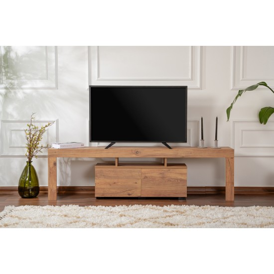 TV Stand Enclave - Atlantic Pine Atlantic Pine Hanah Home TV Stand Enclave - Atlantic Pine Atlantic Pine