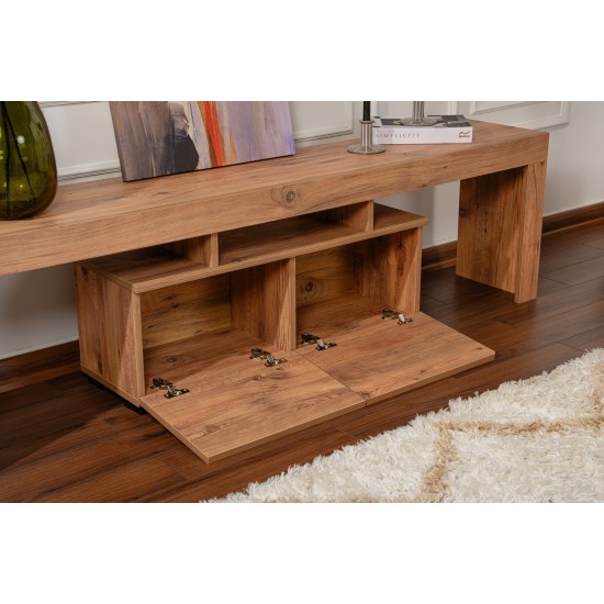 TV Stand Enclave - Atlantic Pine Atlantic Pine Hanah Home TV Stand Enclave - Atlantic Pine Atlantic Pine