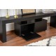 TV Stand Enclave - Wood Black Wood Black Hanah Home TV Stand Enclave - Wood Black Wood Black