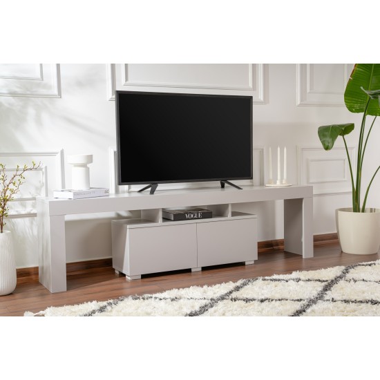 TV Stand Enclave - Grey Grey Hanah Home TV Stand Enclave - Grey Grey