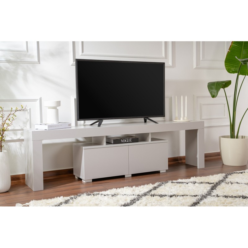 Hanah Home TV Stand Enclave - Grey Grey