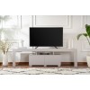Hanah Home TV Stand Enclave - Grey Grey
