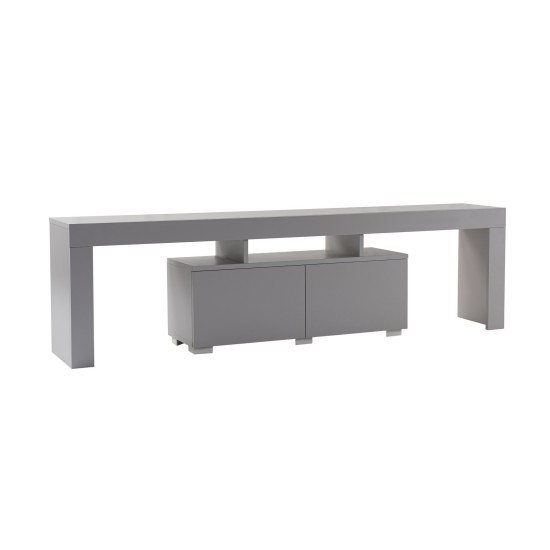 TV Stand Enclave - Grey Grey Hanah Home TV Stand Enclave - Grey Grey