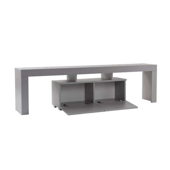 TV Stand Enclave - Grey Grey Hanah Home TV Stand Enclave - Grey Grey