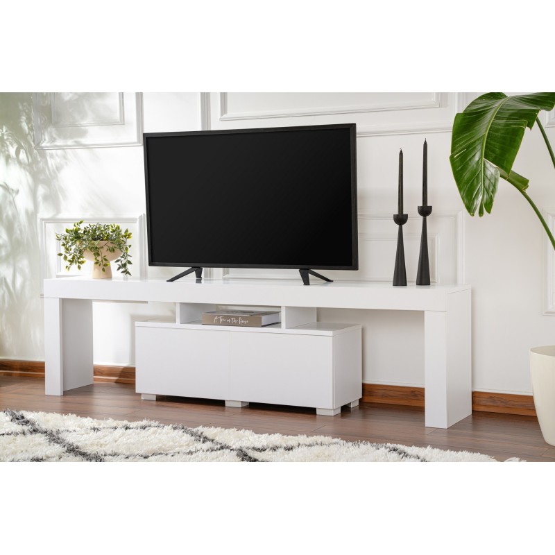 Hanah Home TV Stand Enclave - Natural White Natural White